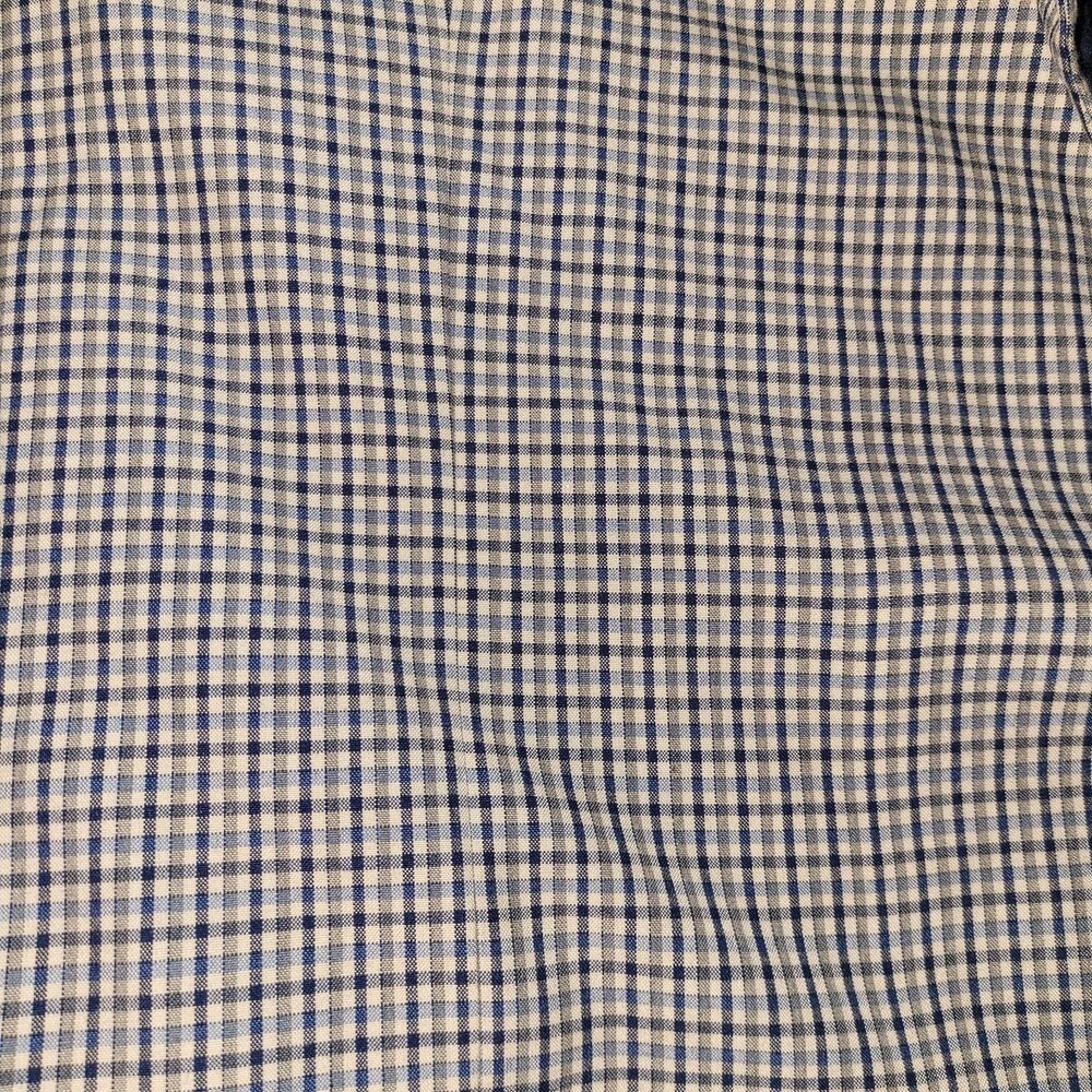 Tommy Hilfiger Blazer Mens 46L White Blue Gray Tattersall Check Plaid Jacket - Picture 2 of 11
